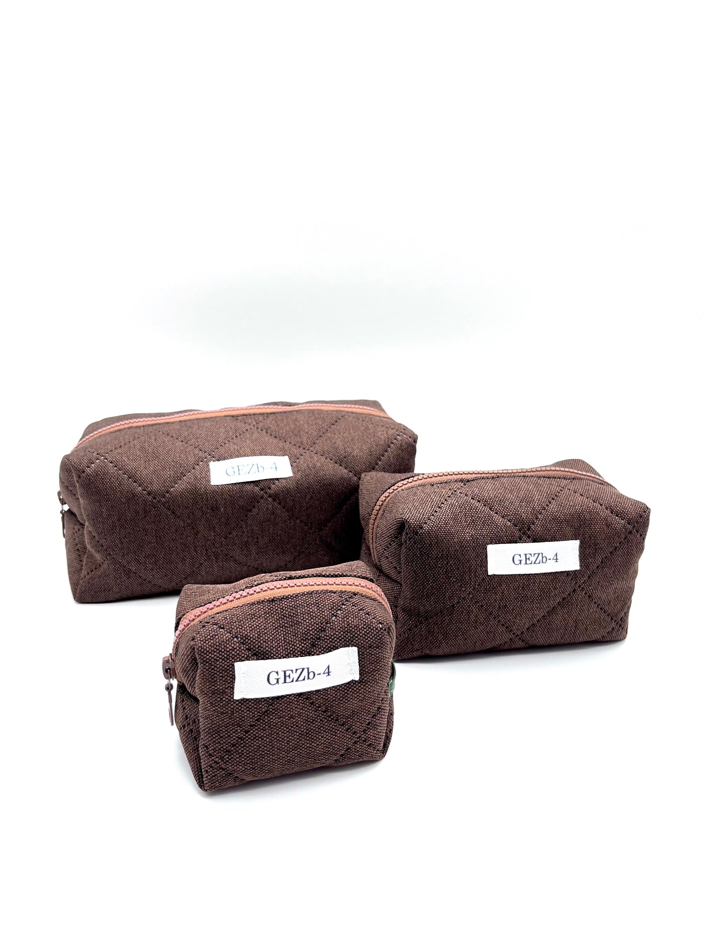 Brown Make-up Bag Large