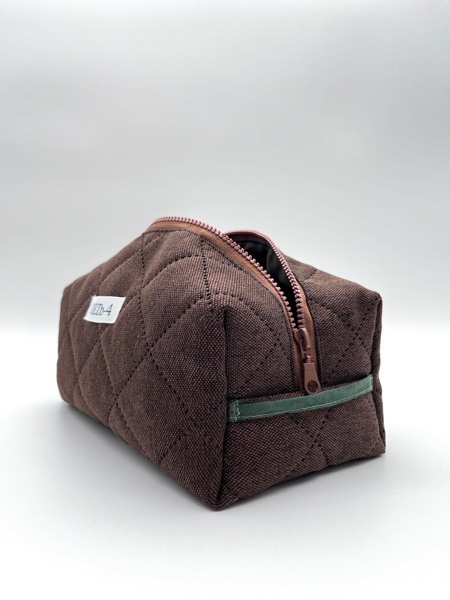 Brown Make-up Bag Large