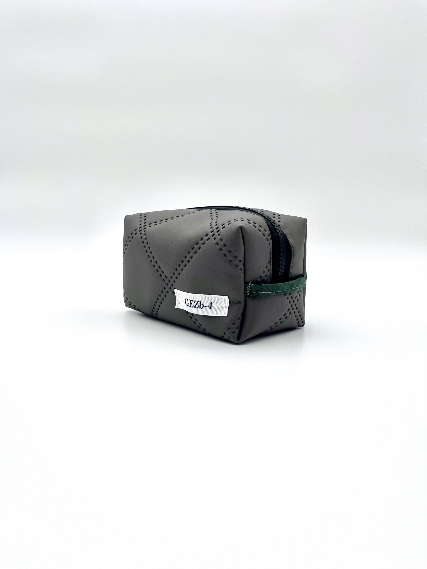 Elegant Grey Cosmetic Bag Medium