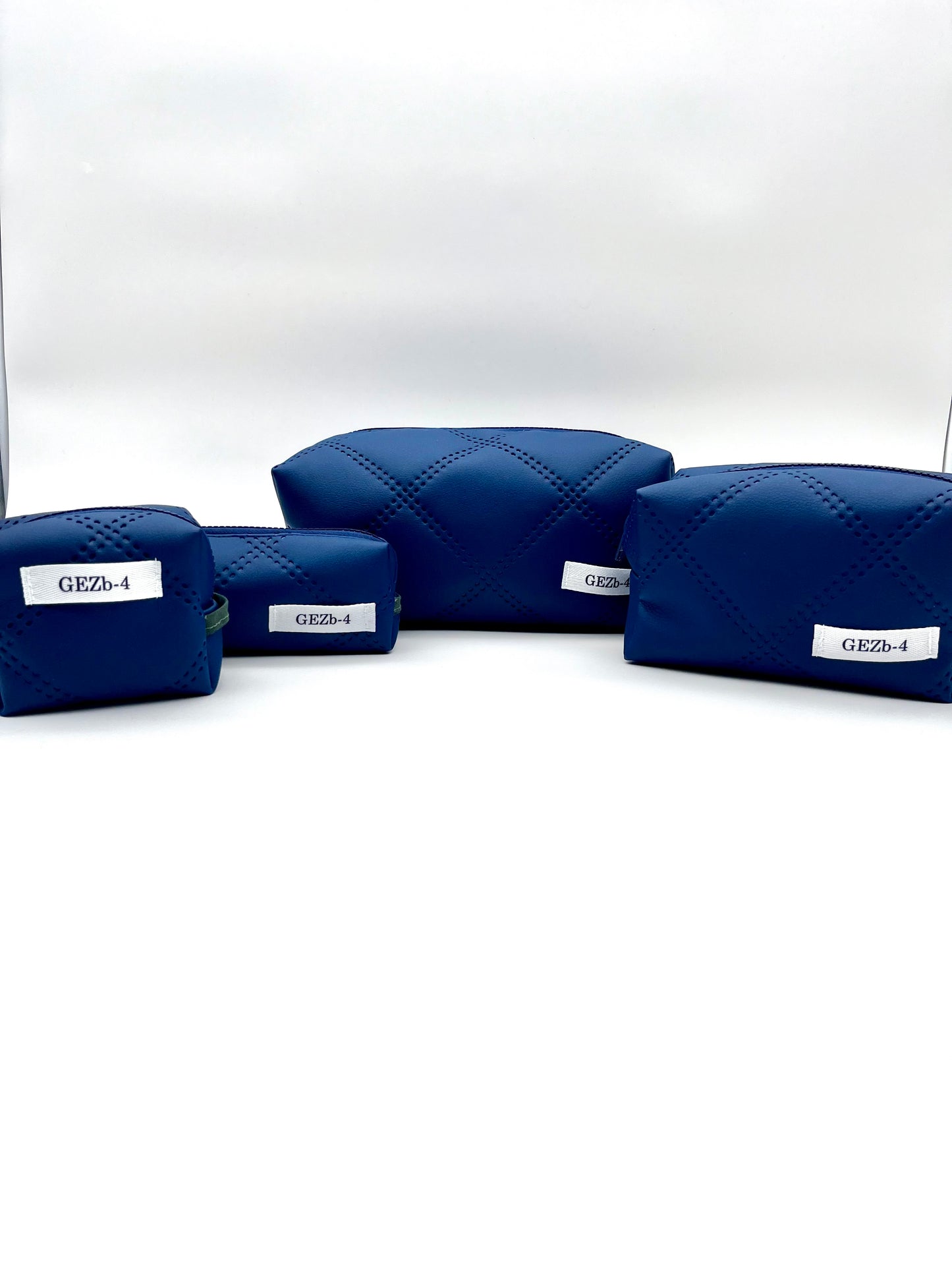 Elegant Blue Cosmetic Bag Small