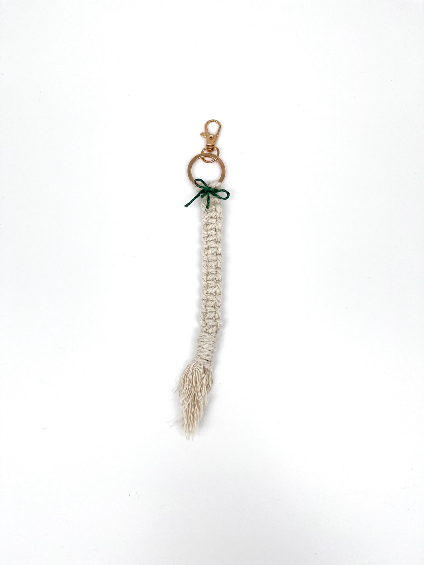 Macrame Ladder Keychain large