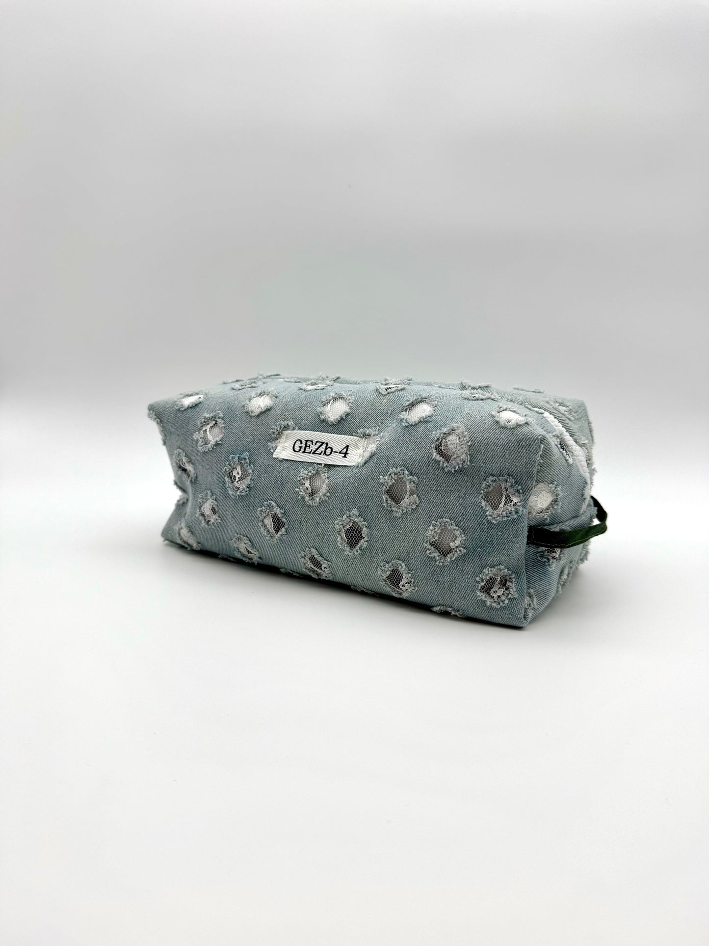 Denim Make-up Bag Large
