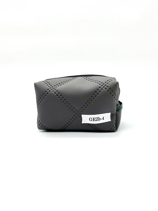 Elegant Grey Cosmetic Bag Medium