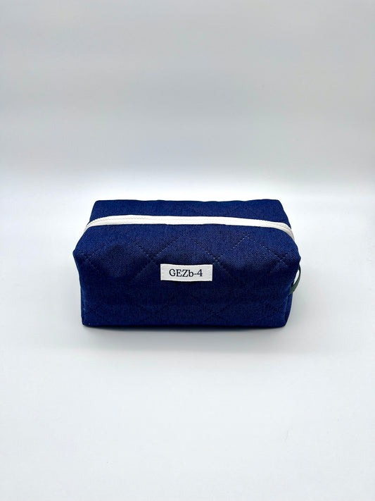 Dark Denim Make-up Bag Medium