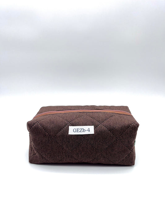 Brown Make-up Bag Large